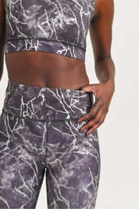 Metallic Marble Highwaist Leggings