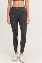 Load image into Gallery viewer, Marble Foil Print Highwaist Leggings