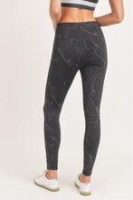 Load image into Gallery viewer, Marble Foil Print Highwaist Leggings