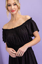 Load image into Gallery viewer, You Are Worthy Black Dress