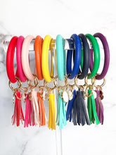 Load image into Gallery viewer, Bangle Key Ring with Tassel