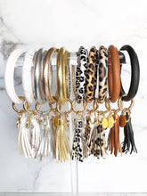 Load image into Gallery viewer, Bangle Key Ring with Tassel