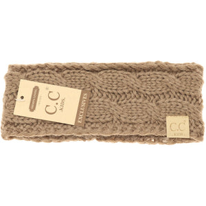 Kids Cable Knit Head Wraps-5 Colors Available