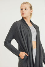 Load image into Gallery viewer, Longline Open Front Cardigan-2 Colors Available