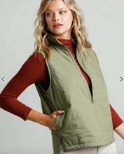 Load image into Gallery viewer, Blakely Zip Up Vest with Pockets-3 Colors Available