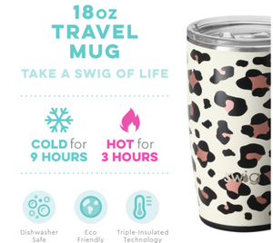 Swig 18oz Travel Mug-Luxe Leopard