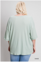 Load image into Gallery viewer, Jaidyn Thermal Short Sleeve Top-3 Colors Available
