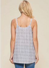 Load image into Gallery viewer, Trust The Stripes Tank Top