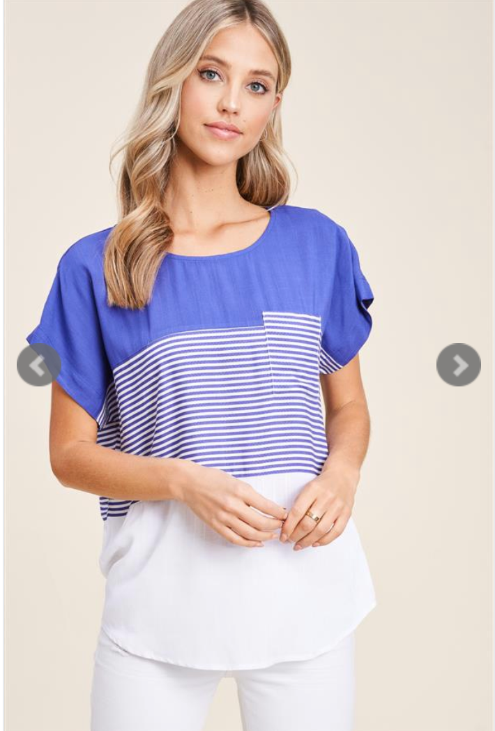 In This Together Color Block Top