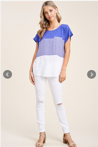 In This Together Color Block Top