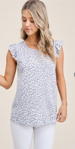 Twice As Nice Leopard Top