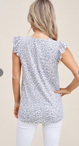 Twice As Nice Leopard Top