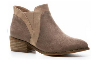 Corkys Crisp Taupe Ankle Boots