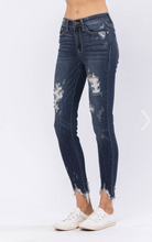 Load image into Gallery viewer, In A Mood Judy Blue Distressed Skinny Jeans