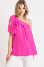 Load image into Gallery viewer, Non-Stop One Shoulder Top-2 Colors Available