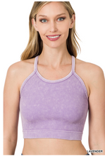Load image into Gallery viewer, Ribbed Cropped Cami top-4 Colors Available