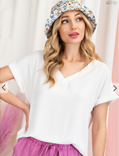 Load image into Gallery viewer, Brynn V-Neck Top-Multiple Colors Available