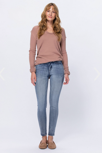 Judy Blue High Rise Non Distressed Skinny Jeans