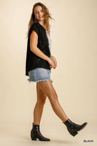 Down With The Dye Linen Top