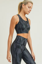 Load image into Gallery viewer, Camo Foil Mesh Back Sports Bra(Matching Leggings Available)