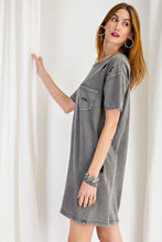 Load image into Gallery viewer, Get In The Mix Mineral Washed Dress-2 Colors available