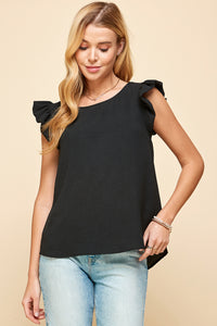 Ruffle Up Top-2 Colors Available