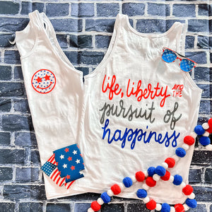 Life, Liberty and the Pursuit of Happiness Tank Top