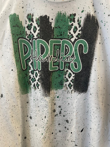 Hamlin Pipers Paint Splatter Graphic Tee