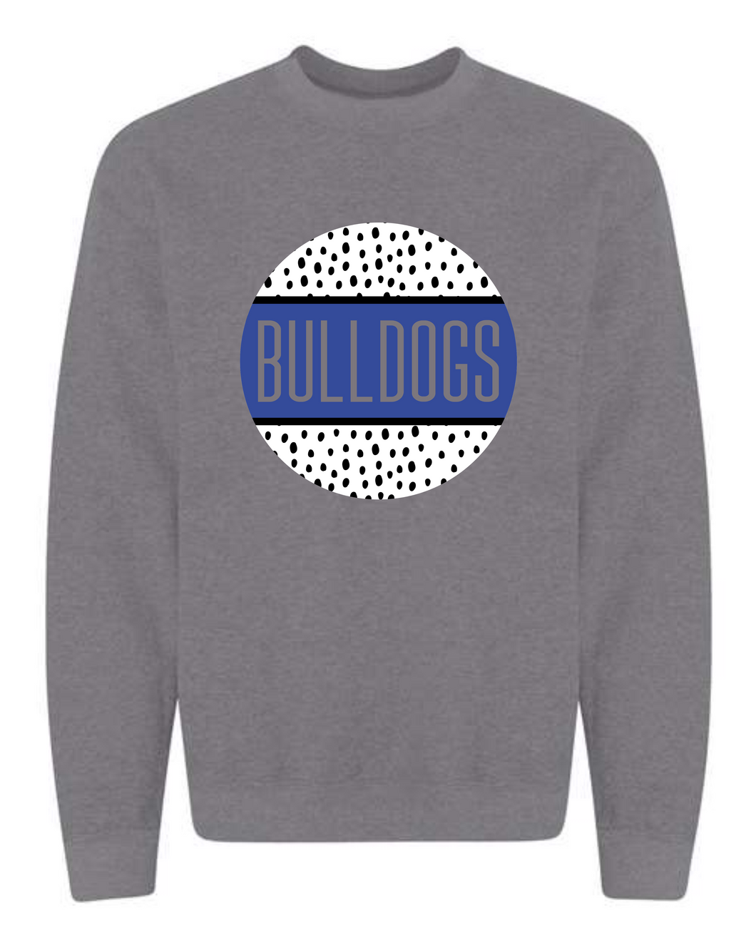 Stamford Bulldogs Dalmatian Circle Sweatshirt & Graphic Tee