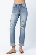 Load image into Gallery viewer, You Were Meant For Me Judy Blue Distressed Boyfriend Fit Jeans