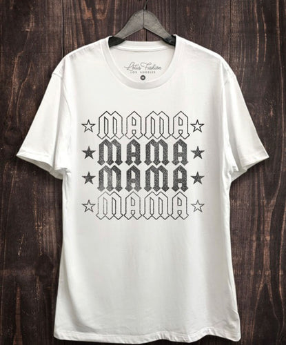 Mama Star Graphic Tee-2 Colors Available