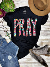 Load image into Gallery viewer, PRAY Hand Painted Graphic Tee