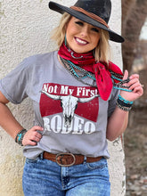 Load image into Gallery viewer, Not My First Rodeo Boyfriend Graphic Tee