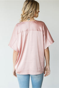 Satin Dreams Flowy Top