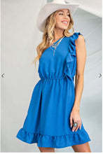 Load image into Gallery viewer, Born To Be Pretty Ruffle Dress