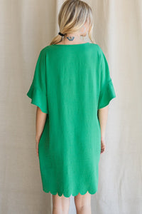 Kenlee Scalloped Dress- 2 Colors Available
