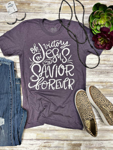 Oh Victory In Jesus Graphic Tee