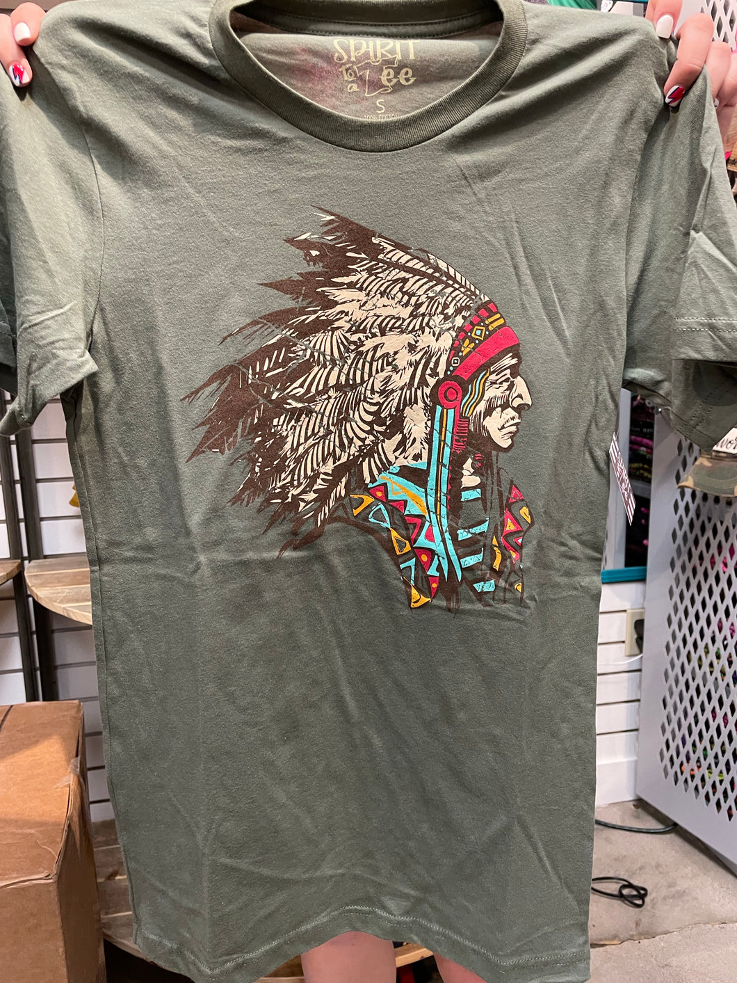 Indian Chief Graphic Tee