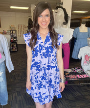 Load image into Gallery viewer, Sweet Talk Me Lavender Floral Dress