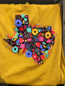 Texas Flowers Graphic Tee