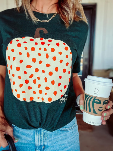 Spotted Pumpkin Graphic Tee
