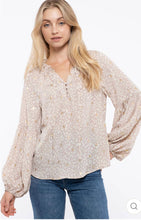 Load image into Gallery viewer, Gold Speckled Leopard Long Sleeve-2 Colors Available