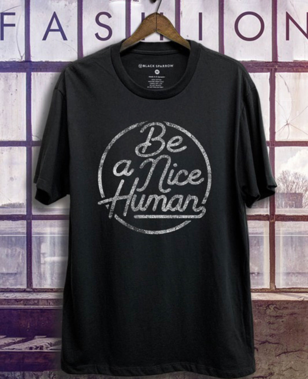 Be a Nice Human Graphic Tee-2 Colors Available