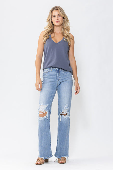 Now or Never 90s Straight Leg Jeans