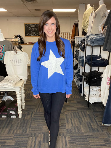 Among The Stars Royal Blue Top