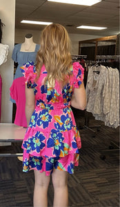 Pretty In Pink Floral Dress