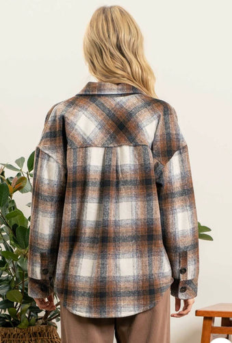 See For Yourself Plaid Shacket