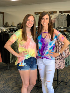 Sara Tie Dye Top-3 Colors available-Regular and Plus