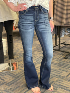 Albany Mid Rise Flare Jeans