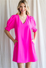 Load image into Gallery viewer, All Your Love Hot Pink Dress